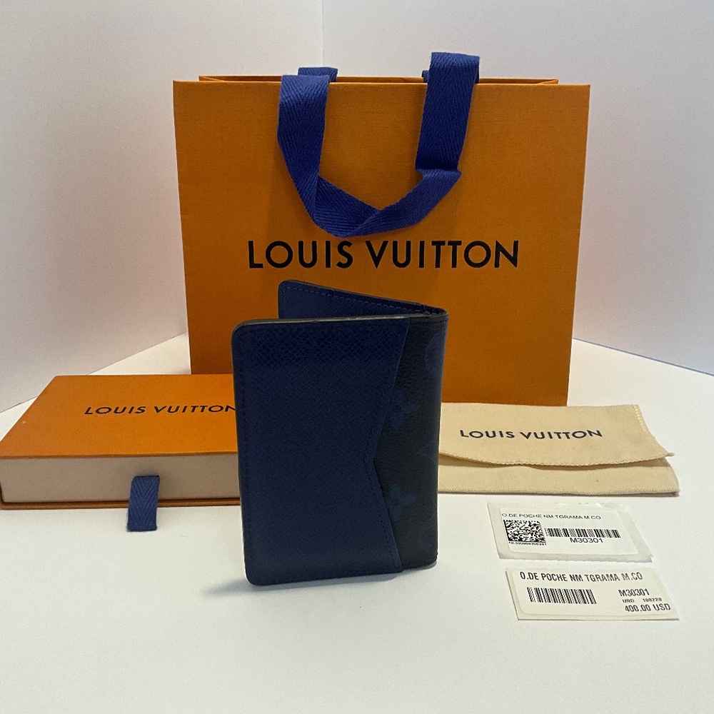 Louis Vuitton M30301 Monogram Pocket Organizer - Blue - Picture 2 of 6